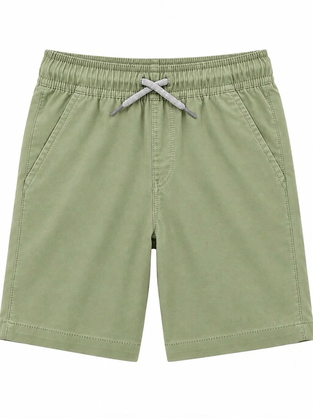 The Children's Place Sage Green Pull-On Shorts with Drawstring